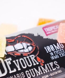 devour gummies tropical sunrise