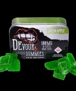 devour gummies green apple