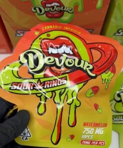 Devour Sour Rings 750mg