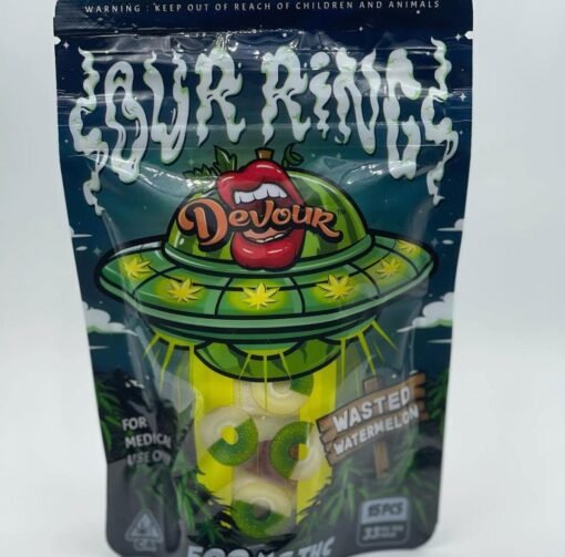 Devour Sour Rings 500mg