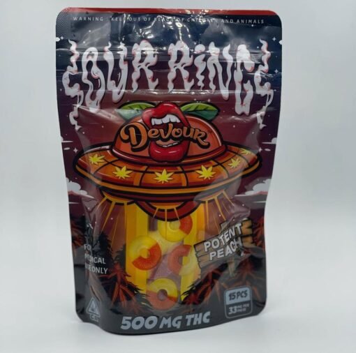 Devour Sour Rings 500mg